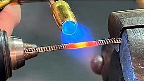 Must Know Wire Rope Cutting Trick! Stop Frayed Ends! Steel Cable