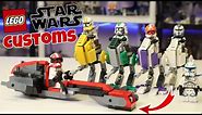 Custom LEGO Star Wars Clone Army Vehicles!