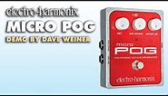 Electro-Harmonix Micro POG Polyphonic Octave Generator (EHX Pedal Demo by Dave Weiner)