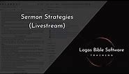 Sermon Strategies for Logos 10