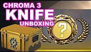 CS2 Knife Unboxing (Chroma 3 Case Opening)