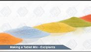 Making a Tablet Pill Mix - Excipients in a Tablet Mix