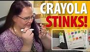 CRAYOLA STINKS! Smelling Crayola Silly Scents Markers