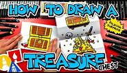 How To Draw A Treasure Chest Folding Surprise