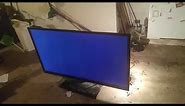 Toshiba led TV with blue screen no pictures