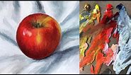 Oil Painting Basics Tutorial For Beginners | Realistic Apple
