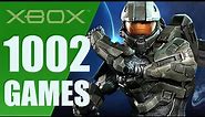 The Xbox Classic Project - All 1002 Xbox Games (US/EU/JP/AU)