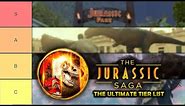 THE JURASSIC SAGA ULTIMATE TIER LIST! - ALL Jurassic Park Movies Ranked!