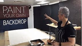 Paint Your Own Canvas Backdrop with Kelly Brown