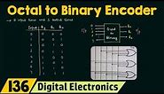 Octal to Binary Encoder