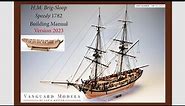 HMS SPEEDY 1782 1/64 SCALE WOODEN SHIP MODEL BY VANGUARD MODELS IN BOX REVIEW