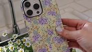 Casely iPhone 11 Pro Case | Flower My World | Purple Mauve Flower Case