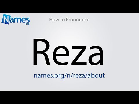 How to Pronounce Reza