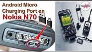 Android Charging Port on N70 | 17 Years Old Nokia N70 | Vintage Phone | Repair Android Charging Port