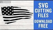 American Flag Svg Free Cut File for Cricut