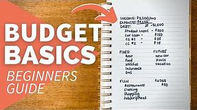 Budgeting for Beginners - How to Make a Budget From Scratch 2021
