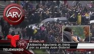 Hijo de Juan Gabriel llora al ver funeral de su padre | Al Rojo Vivo | Telemundo