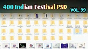 2023 Indian Festival Poster PSD Free Download || 400 Indian Festival Poster PSD || Mohit Studio97
