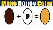 How To Make Honey Color What Color Mixing To Make Honey