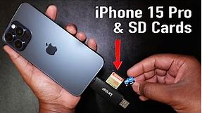 Is the iPhone 15 Pro Good with SD Cards? (All you NEED to KNOW)