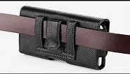 Leather Waist Bag Wallet Belt Clip Pouch Purse Universal Holster Phone iPhone Samsung LG HTC Case