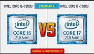 Intel Core i5-7200U vs Intel Core i7-7500U | Benchmark Test...