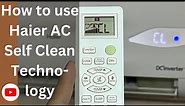 Self Clean Haier AC Technology Step by Step Process