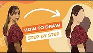 How to make digital illustration of photos for beginners - Step by step tutorial