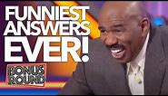 FUNNIEST ANSWERS EVER On Family Feud With Steve Harvey
