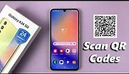 How To Scan QR Codes On Samsung Galaxy A34 5G