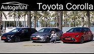 2020 Toyota Corolla FULL REVIEW Hatch vs Sedan vs Touring Sports comparison Hybrid 1.8 vs 2.0