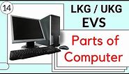 Class LKG / UKG EVS | parts of computer | computer parts name in english | toppo kids