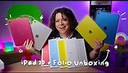 Unboxing Every iPad 10th Gen - Pink, Yellow, Blue, Silver and their Smart Folios