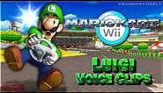 All Luigi Voice Clips • Mario Kart Wii • All Voice Lines • 2008 @SoundMeFreely