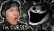 TROLLFACE IS CURSED AND I AM SCARED!!! | Troll Tutorial series [2]