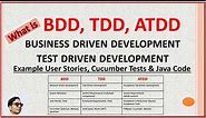 BDD - What is BDD | Behavior Driven Development | Test Driven Development | TDD - ATDD vs TDD | ATDD