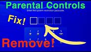 PS4 How to Find the Passcode and REMOVE Parental Controls / Family management!