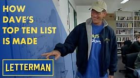 How Dave's Top Ten List Is Made | Letterman