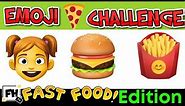 Can You Guess the Fast Food Place? Emoji Fitness Challenge | Emoji Pictionary Quiz | Brain Break