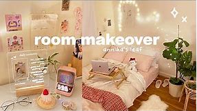 room makeover 🎈🧸 pinterest, minimalist aesthetic, cozy bedroom interior transformation