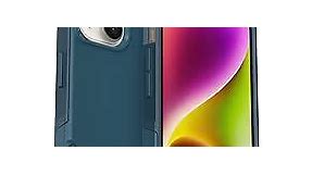 OtterBox iPhone 14 Plus Commuter Series Case - DONT BE BLUE (Blue), slim & tough, pocket-friendly, with port protection