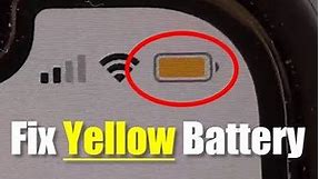 Fix Yellow Battery Icon on iPhone | iOS 13