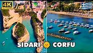 SIDARI 🌞 Corfu Island Greece 🇬🇷 | Canal d'Amour Beach [4K UHD]