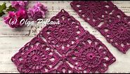 How to crochet and join lacy crochet motifs. Beautiful motif for a summer blouse. Video Tutorial