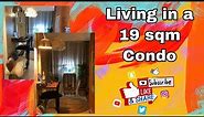 Living in a 19 square meters condo