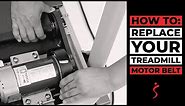 How To: Replace Your Treadmill Motor Belt