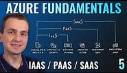 AZ-900 Episode 5 | IaaS vs PaaS vs SaaS cloud service models | Microsoft Azure Fundamentals Course