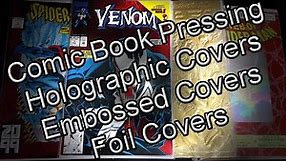 Comic Book Pressing Foil, Holographic and Embossed Covers