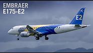 Embraer’s E175-E2 Airliner Makes First Flight – AIN