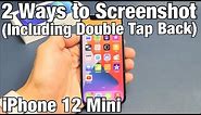 iPhone 12 Mini: How to Take Screenshot (2 Ways including Double Back Tap)